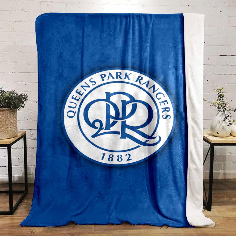Queens Park Rangers Football Emblem print blanket soft and cozy perfect for the living room bed sofa or a nap,gift