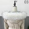 Women Neckerchief Faux Fur Collar Fluffy Collar Warm Wrap Shawl Scarves Soft Fur Scarf Winter Warm
