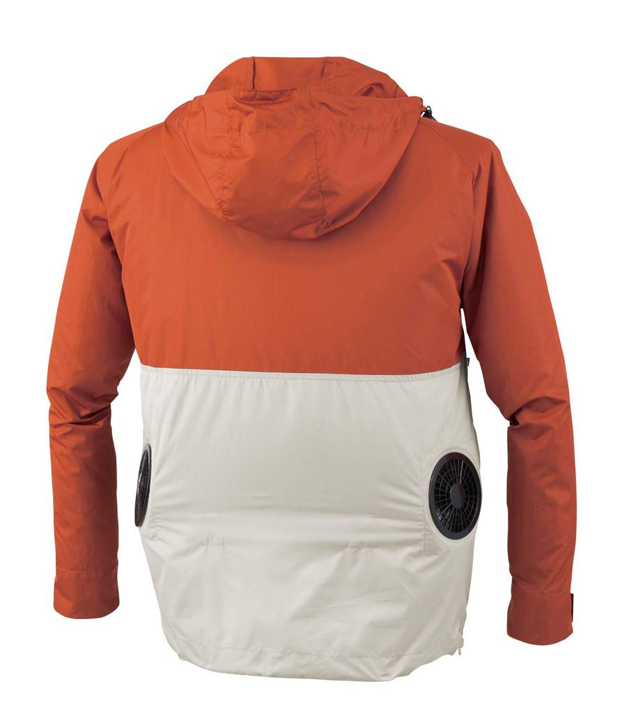 XEBEC XEBEC Air Conditioned Clothing TM Блузон с длинным рукавом XE98018 820 Оранжевый x Бежевый M (с капюшоном)