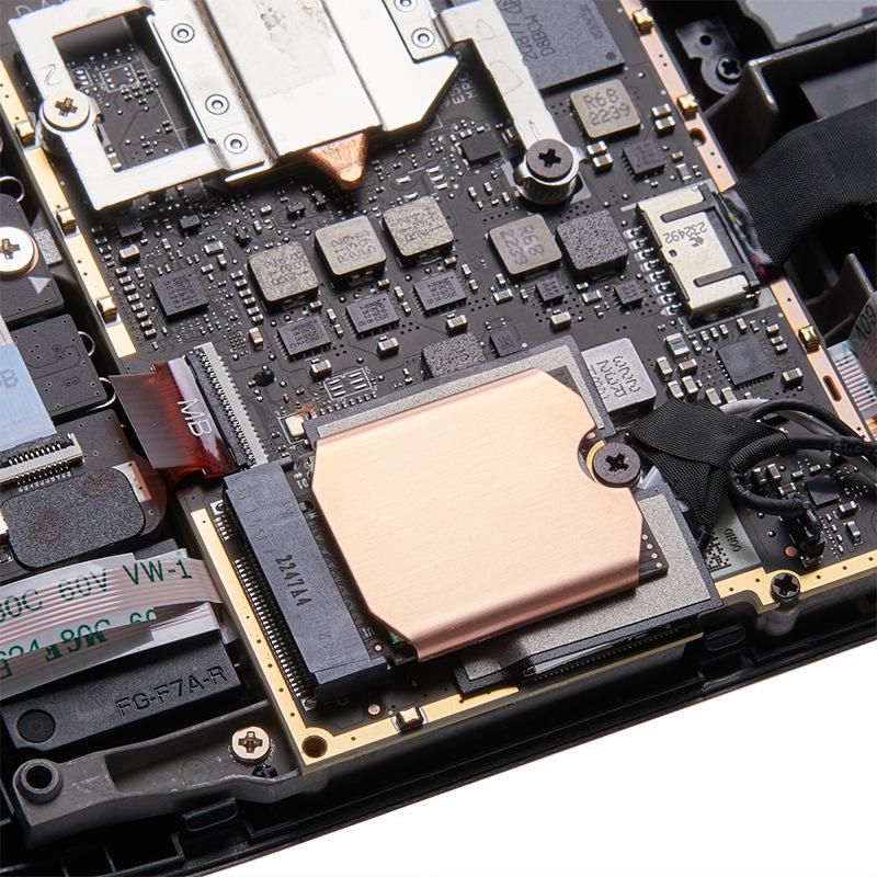 Радиатор для твердотельного накопителя Han Che M.2 2280 для игровых консолей, 2230/2242, Охлаждающий жилет из фиолетовой меди