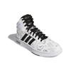 Adidas Кроссовки Neo Hoops 3.0 Mid из синтетической кожи Удобные кроссовки средней высоты Мужские кроссовки Белые Черные GZ4859