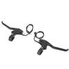 1 Pair Electric Bicycle Brake Levers Electric Bicycle Brake Handle Diameter 22.2mm for Tongsheng TSDZ‑2 Motor Black 