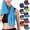 Cooling Towel with Storage Box Quick Dry Mesh Cool Towel Portable Gym