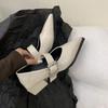Pointed Mary Jane Single Shoes Women's 2025 Spring and Summer New Fashionable Retro Light Mouth Thick Heel Small Leather Shoes