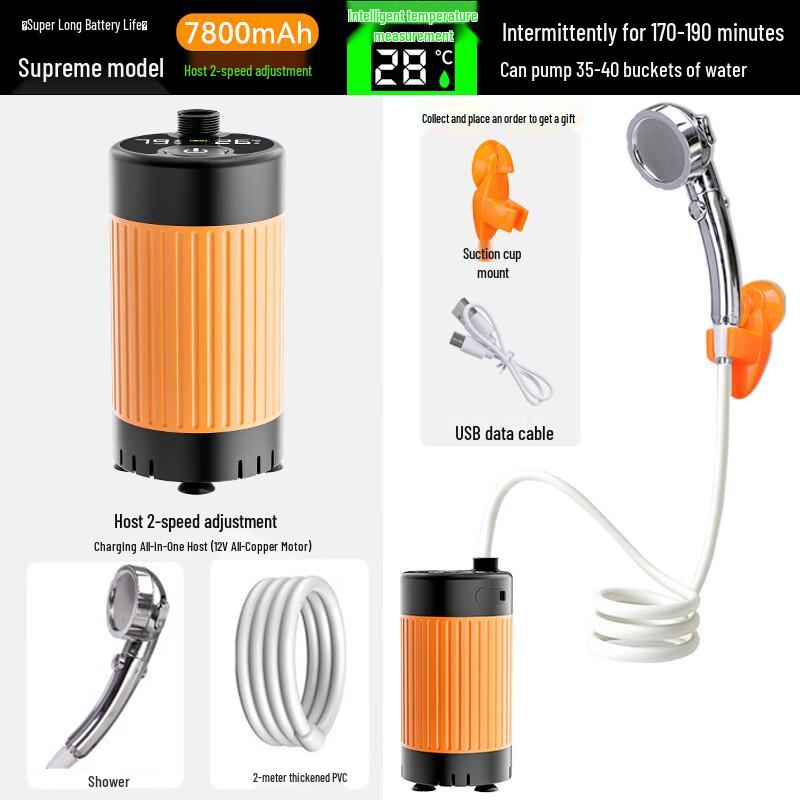 Portable Outdoor Shower Kit