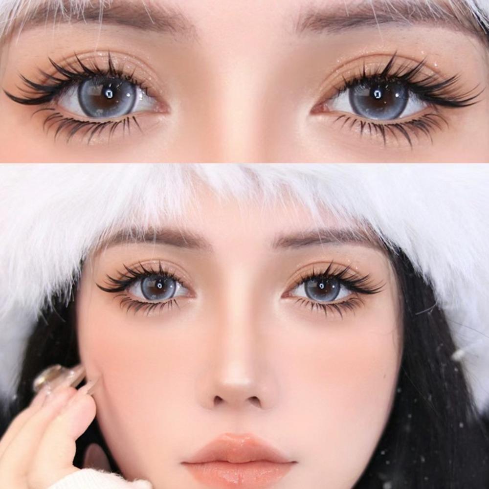 Самодельные накладные ресницы Многоразовые пучки накладных ресниц Пушистые самоклеящиеся пучки ресниц Макияж