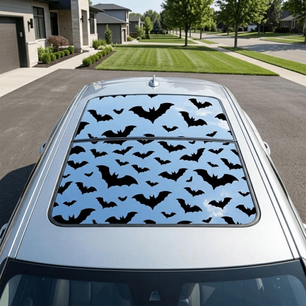 Self-Adhesive Backing Halloween Sunroof Sticker UV-Proof Sunroof Decal Halloween
