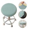 Stretchable Bar Round Stool Cover Thickened Stool Cushion Cover Soft Seat Chair Slipcover