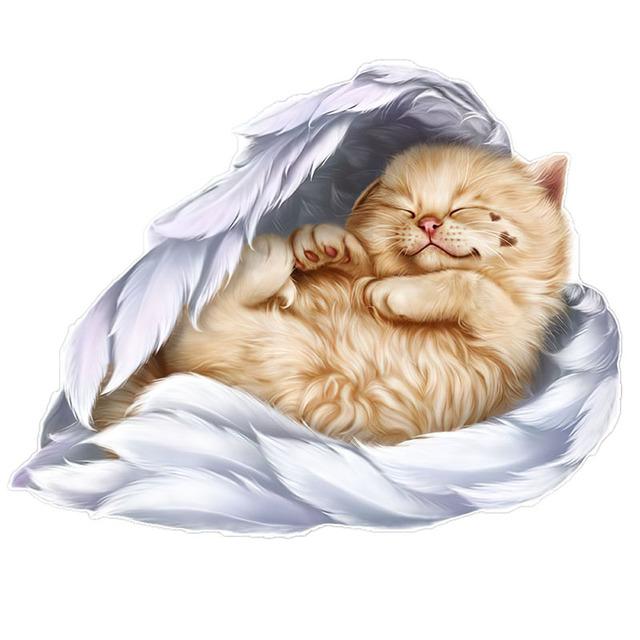 J540 # супер милая наклейка с изображением кота и животного на автомобиль, виниловая наклейка, водонепроницаемые декоративные наклейки для автомобиля