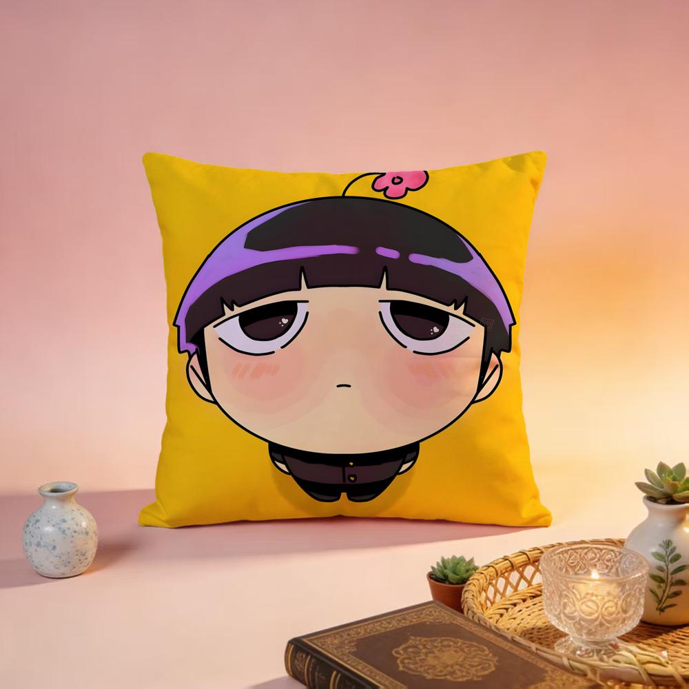 Hot MMob Psycho 100ed Cushion Cover Premium SkinFriendly Pillow Case MultiPurpose for Home Office Travel