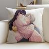 Sweet MMy Happy MarriageS Cushion Cover Breathable and skinfriendly linen pillowcase square removable and washable cushion