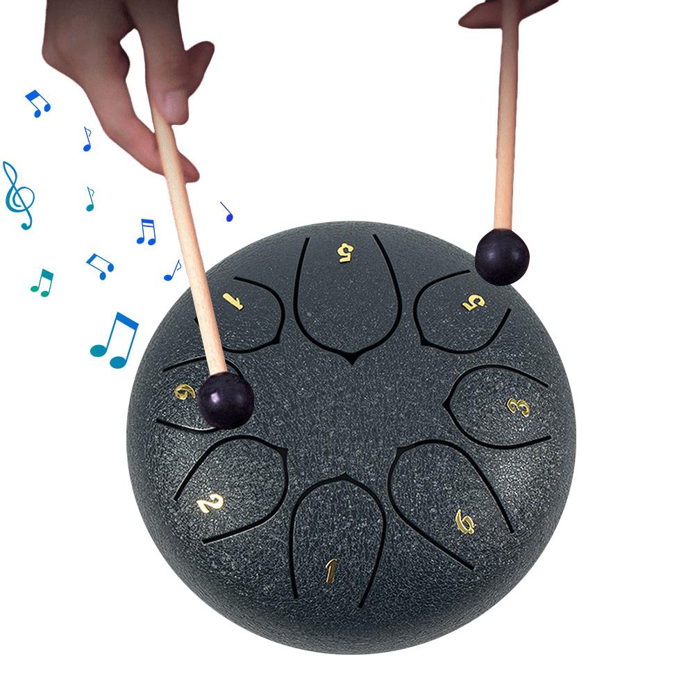 6-дюймовый 8-нотный ручной барабан Rain Chime Rain Drum инструмент для медитации йоги