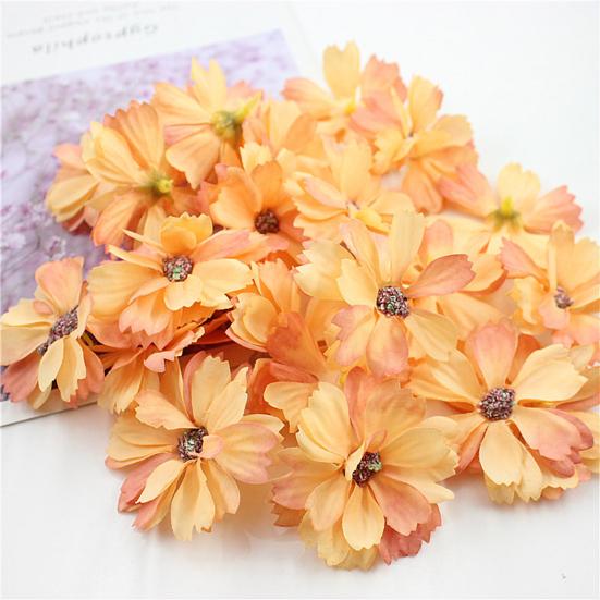 Модная поддельная цветочная головка, экологически чистая, легкая, не выцветает