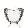 Japanese hammer grain glass tea cup crystal transparent cup Kung Fu tea set home owner small tea cup tea bowl G