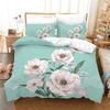 Принт Комплект для спальни Постельное белье Жаккардовое Постельное белье HD Цветы Комплекты покрывал с наволочками 228x228 Размер ЕС, Австралии, США Комплект пододеяльника