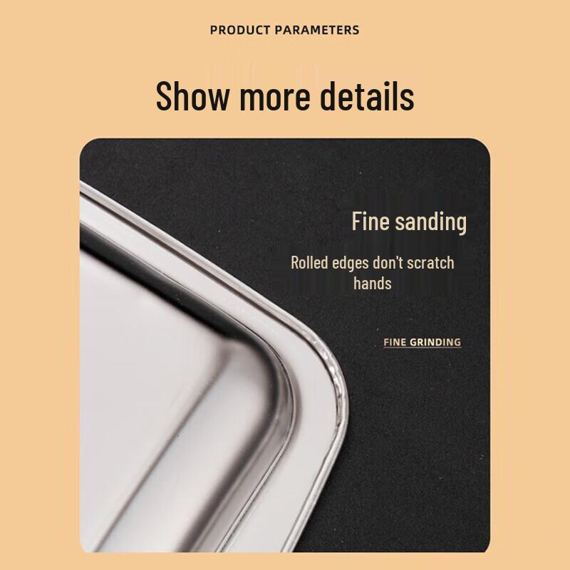 Huihuang Нержавеющая сталь 304 6-секционная подставка для еды