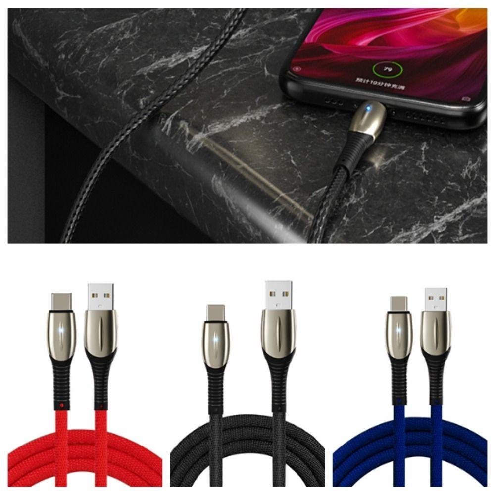 Алюминий Цинк Цинковый сплав Алюминий Цинк Цинковый сплав Кабель USB Type C LED USB TYPE-C Линия передачи данных Быстрая зарядка