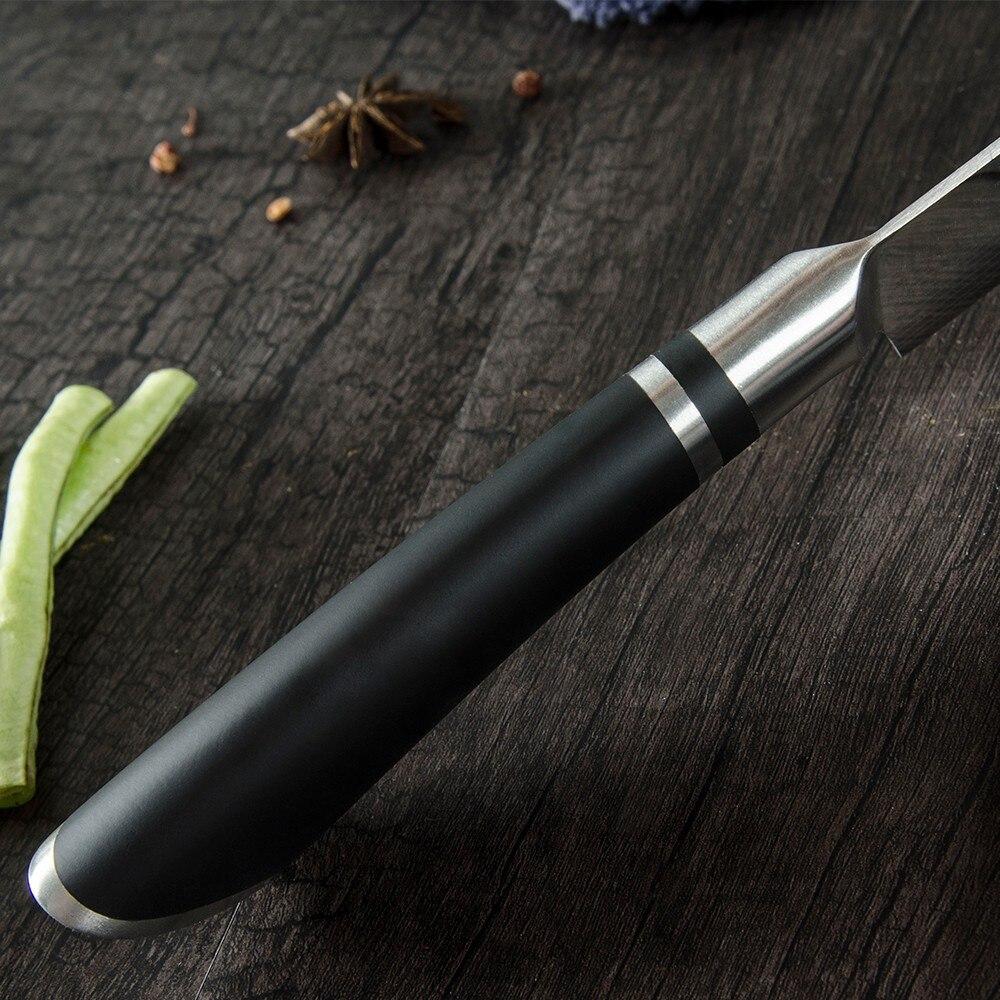 Японский нож Накири 6,5 дюймов лазерный дамасский узор из нержавеющей стали с острым лезвием нож для мяса и овощей инструмент кухонные аксессуары