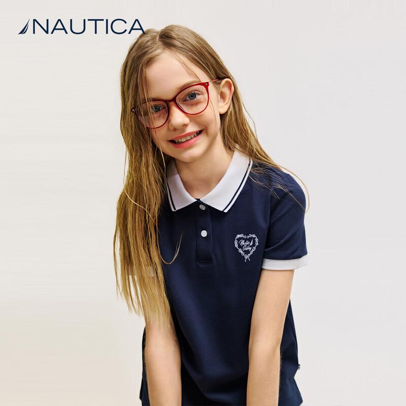 Nautica Летняя рубашка-поло для девочек