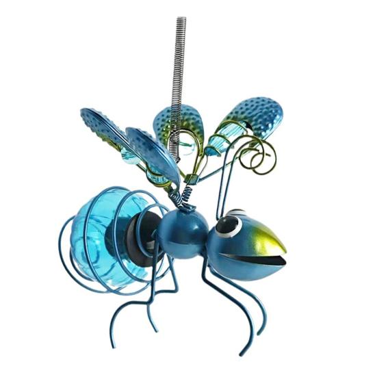 Уличный подвесной солнечный светильник Мягкое свечение IP44 Водонепроницаемый светильник в форме насекомого на солнечной батарее, украшение для сада