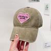 Бейсболки с вышитыми надписями «Любовь» Кепки нейтрального цвета для грузовиков Дышащие регулируемые шляпы для гольфа Женские летние модные солнцезащитные шляпы с закругленными краями Парные солнцезащитные шляпы Y2K