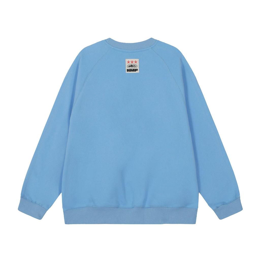 Corteiz Unisex Casual Long Sleeve Round Neck Hoodie with Embroidered Logo