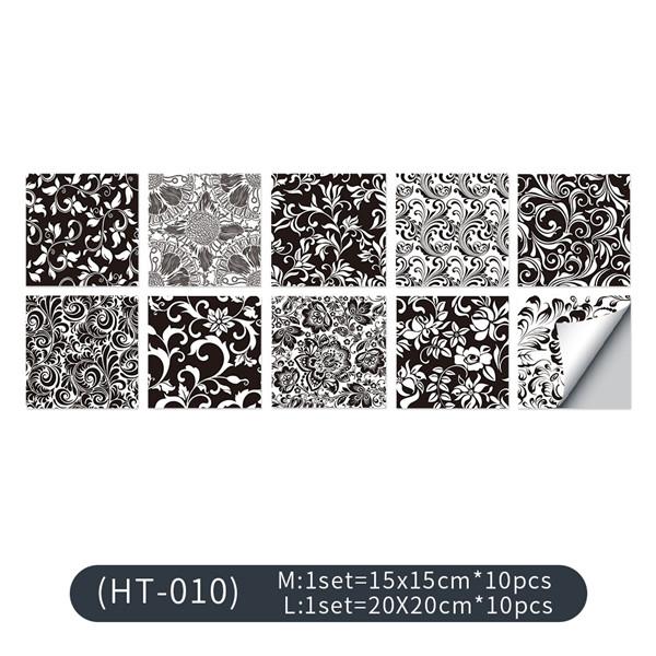 Mandala Tile Stickers Self-adhesive Wall Stickers Tile Paste Waterproof Oil-proof Wall Sticker Furniture Stickers Wallpaper