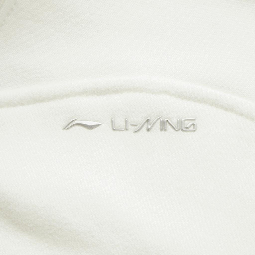 Li Ning Fitness Series Moisture Wicking Thermal Comfortable Casual Fleece Simple Dopamine High Neck Sweatshirt Women Sweatshirt AWDU558-3