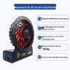 Portable USB Rechargeable Mini Fan for Air-Conditioned Clothes - Storm Edition