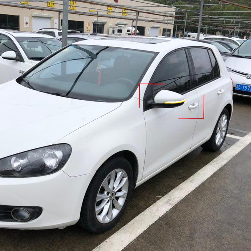 Для VW Volkswagen Golf 7 Jetta MK7 19 VII MK7 Golf 7.5 GTI R Touran Светодиодный динамический указатель поворота, мигающий, боковой зеркальный индикатор