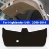 Для Toyota Highlander U70 U50 U40 2009-2025 Кожаная накладка на порог багажника Защита от ударов и грязи Коврик на дверь багажника