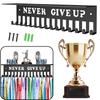 Trophy Display Rack with 15 Hooks Headband Display Stand Wall Mount Sports Medal Hanger Multifunction Home Accessories