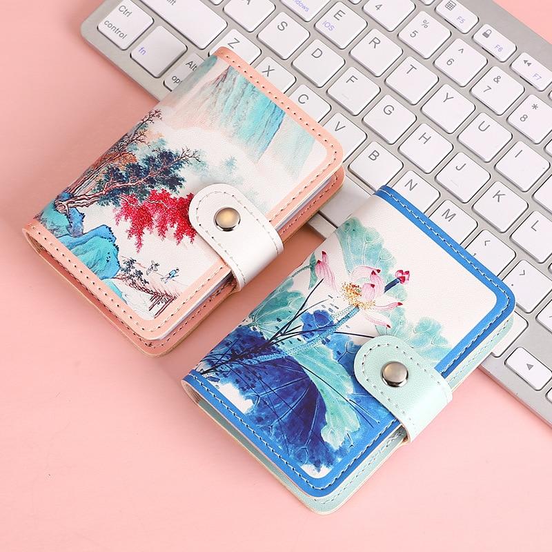 Chinese Card Bags ID Bus Credit Cards Holders Women's Fashion Coin Wallets Storsge Bags Organizer Business Bank Card Cover Case KTY