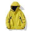 Windproof Waterproof Fleece-Lined Mountain Windbreaker Jacket for Skiing & Hiking