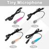 uxcell Mini Compact Microphones for Hot and Pack of 4 Microphones, Phones, Type-C, Recording, Gold, Silver, Pink, Blue,