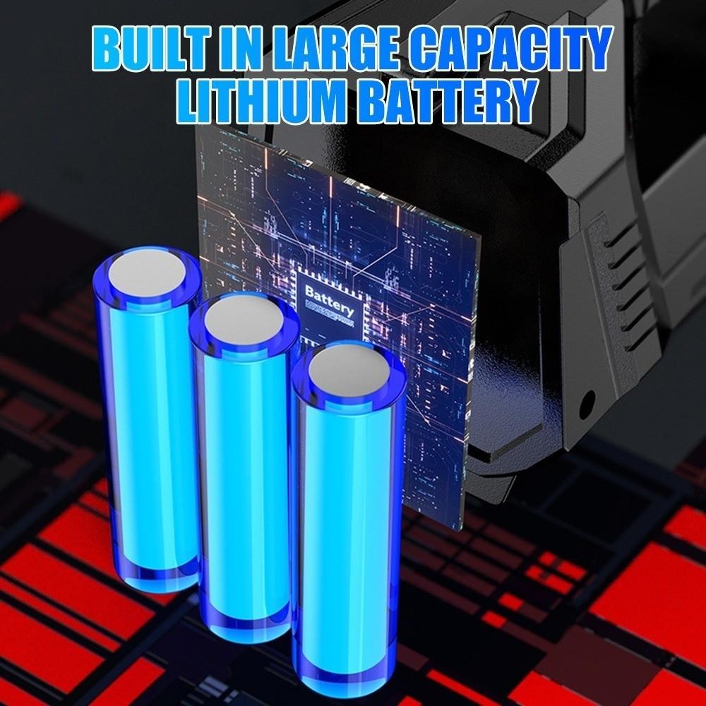 Dimmable Handheld Spotlight with Side Lights Powerful Handheld Lantern Wilderness