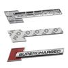 Supercharged Turbocharged Modified Metal Car Side Sticker