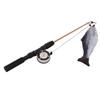 Retractable Cat Teaser Wand Toy Interactive Fishing Rod with Simulation Fish for Cats(Salmon