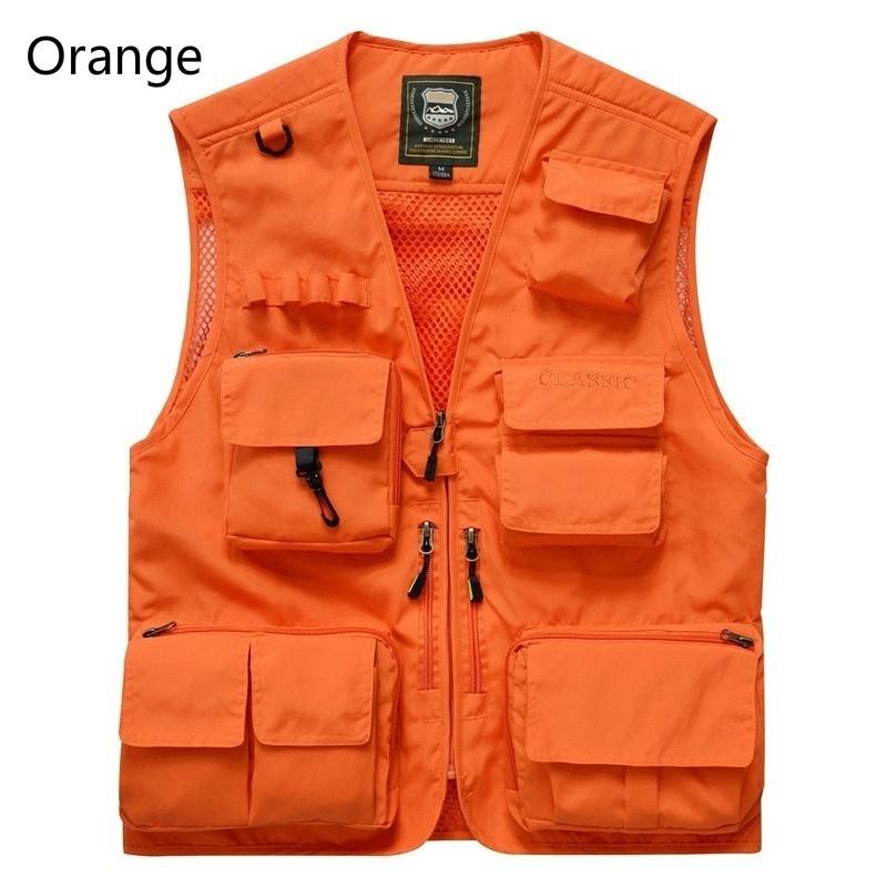 Жилеты для рыбалки на открытом воздухе, быстросохнущие дышащие сетчатые куртки с несколькими карманами, съемный военный тактический жилет для фотографии, похода и кемпинга