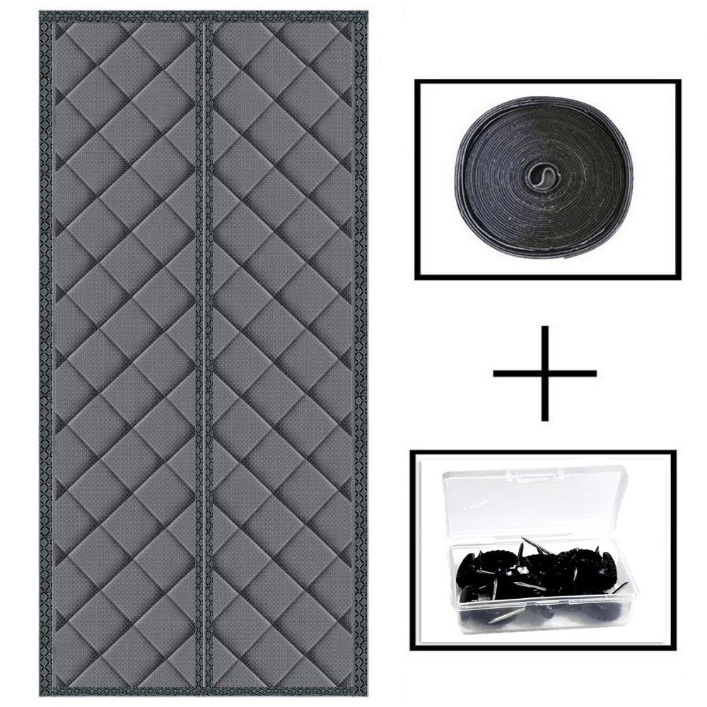 Осенние и зимние ветрозащитные самопоглощающие утолщенные шторы для дверей Теплоизоляционные перегородки Зимние холодные шторы