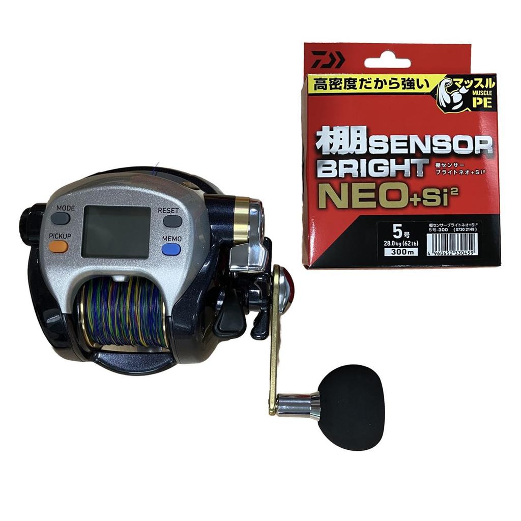 DAIWA намотка электрическая катушка Leobritz S500 PE леска UVF полка сенсор светлый с нитью [Spin set] + NEO+Si2 Нет. 5-300м