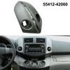 Отделка панели приборной панели центра автомобиля для Toyota-Rav4 2006 2007 2008 2009 2010 2011 2012 55412-42060-B0 55413-420 I2V8