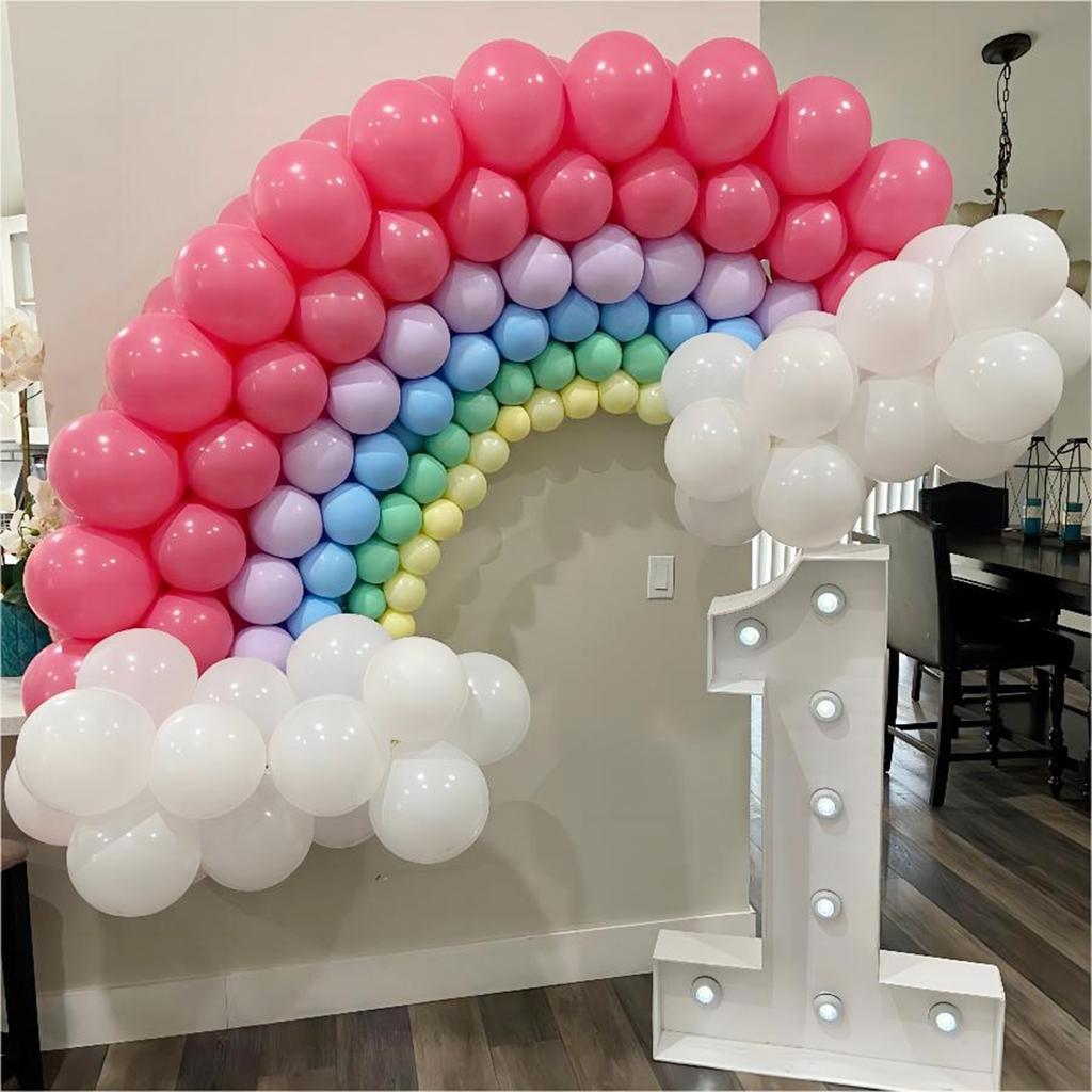 Macaron Радужные воздушные шары, комплект гирлянд, вечерние латексные конфетные шары для детского душа, свадьбы, дня рождения, детские игрушки