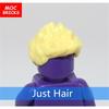 10 шт./лот Кирпичики MOC Мужские прически Модель Фигурка Игрушка Детские Образовательные Строительные Блоки Собранные Игрушки