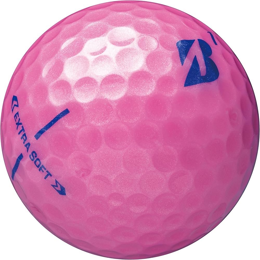 Мячи для гольфа Bridgestone Extra Soft, упаковка 12 шт., розовые, модель 2025 года