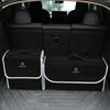 TUON5 Car Soft Felt Storage Bag Organizer Cars Foldable Trunk Bag Car Stickers For Mercedes Benz C200 C230 C240 C250 C280 C300 C320