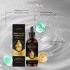 Black Sesame Hair Care Oil for Damaged Roots Nourishing  Softens and Moisturizes Frizzy Hair for Salon Use