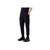 Emporio Armani Осенне-зимняя коллекция 2023 года Однотонные трикотажные спортивные штаны с вышивкой логотипа и манжетами Мужские брюки Темно-синий 8N1PT01JHSZ0920