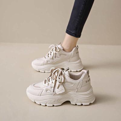 Мода Хип-хоп Массивная Женская Обувь на Платформе Платье Туфли на Маленьком Каблуке Для Женщин Дамские Кроссовки на Платформе Спорт Новый Сезон Трендовый