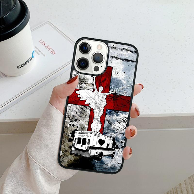 EMT EMS Ambulance Phone Case For iPhone 17 Air 16 pro max 15 14 plus 12 13 Shell Cover coque